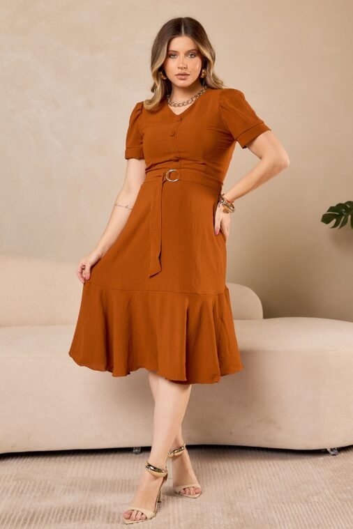 Vestido Camila Liso Slim